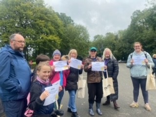 First Sandwell parent and carer 5k walk success!